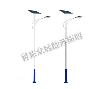 庄浪复兴号太阳能led路灯